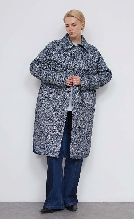  GRIOL. Полупальто жен. 527823Б.11208.0100T Мультиколор 