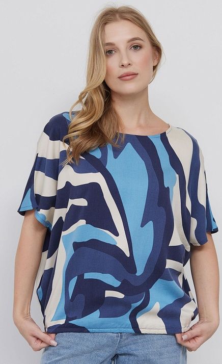 Блузка из вискозы на резинке GRIOL Блузка из вискозы на резинке GRIOL