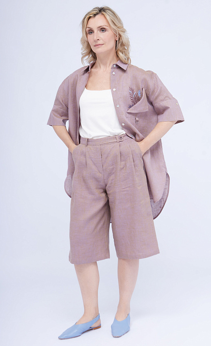  GRIOL. Бермуды жен. 328165.11312.6922M Бледно-розовый меланж 