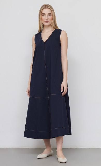  GRIOL. Сарафан жен. 360237.09312.9600N Тёмно-синий 