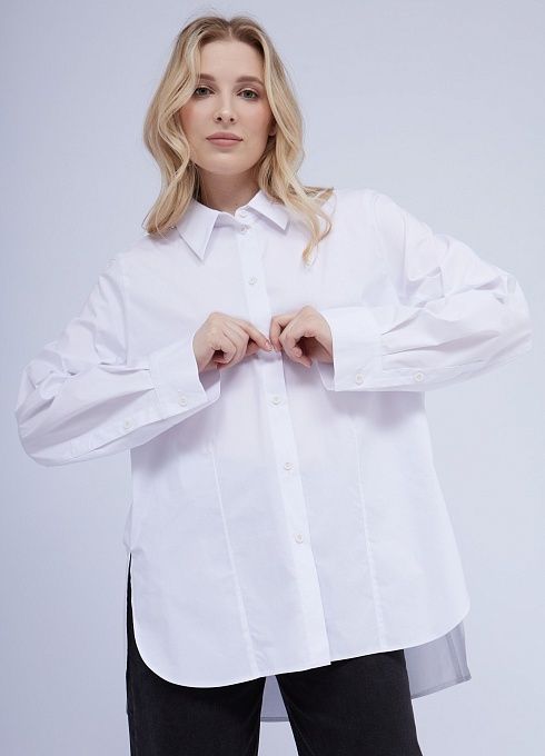 Рубашка oversize с разрезами GRIOL