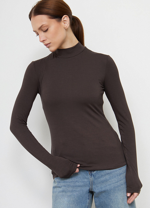  GRIOL. Джемпер жен. 311080.6_313.1000N Коричневый GRIOL