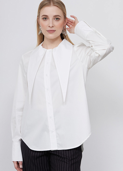 Рубашка с акцентным воротником GRIOL