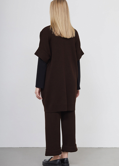  GRIOL. Жилет жен. 380089.33303.1100N Коричневый GRIOL