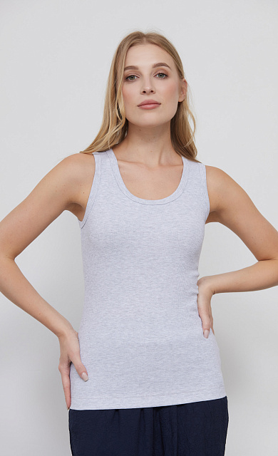  GRIOL. Майка жен. 648137.23513.7300N Серый меланж 