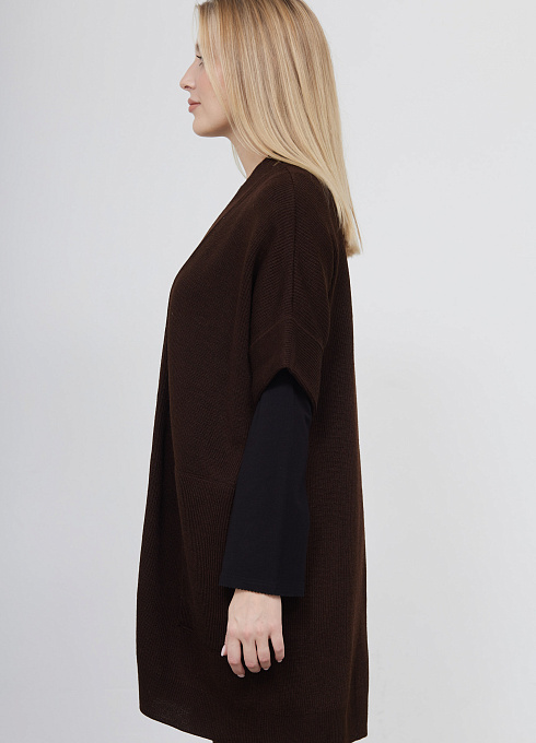  GRIOL. Жилет жен. 380089.33303.1100N Коричневый GRIOL