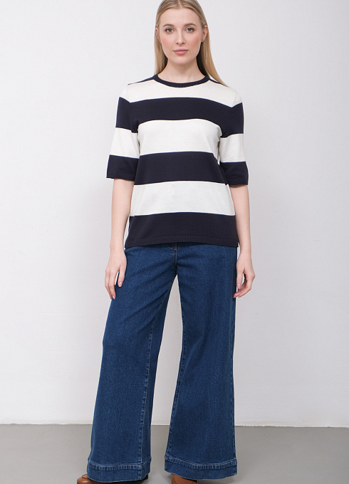 Джемпер жен. 310444П.33303.0296S Бело-синий  (2)