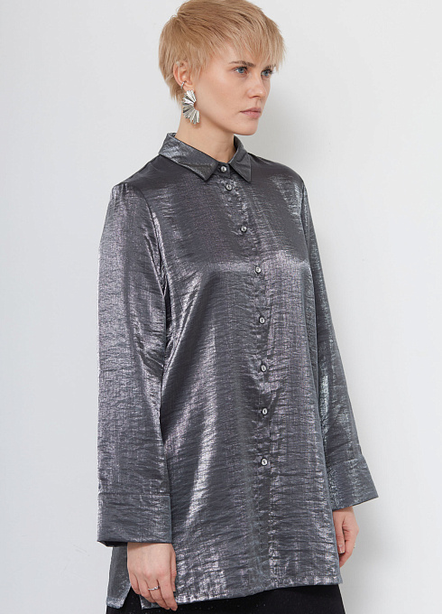 Блузка с эффектом металлик GRIOL